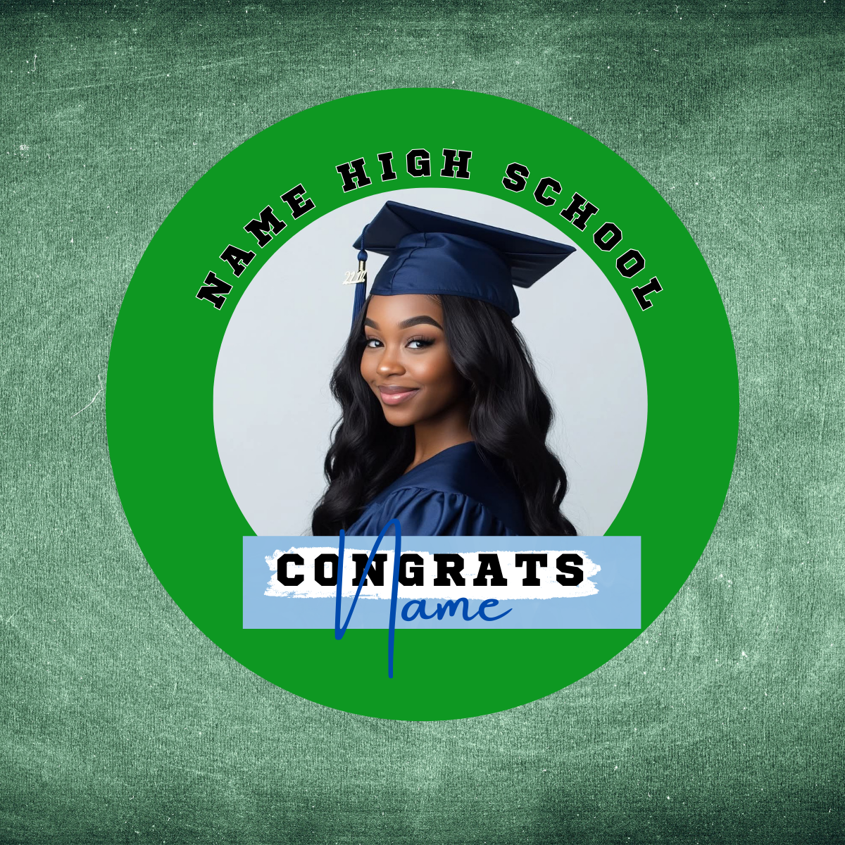 Custom Graduation Buttons (Pack of 12)
