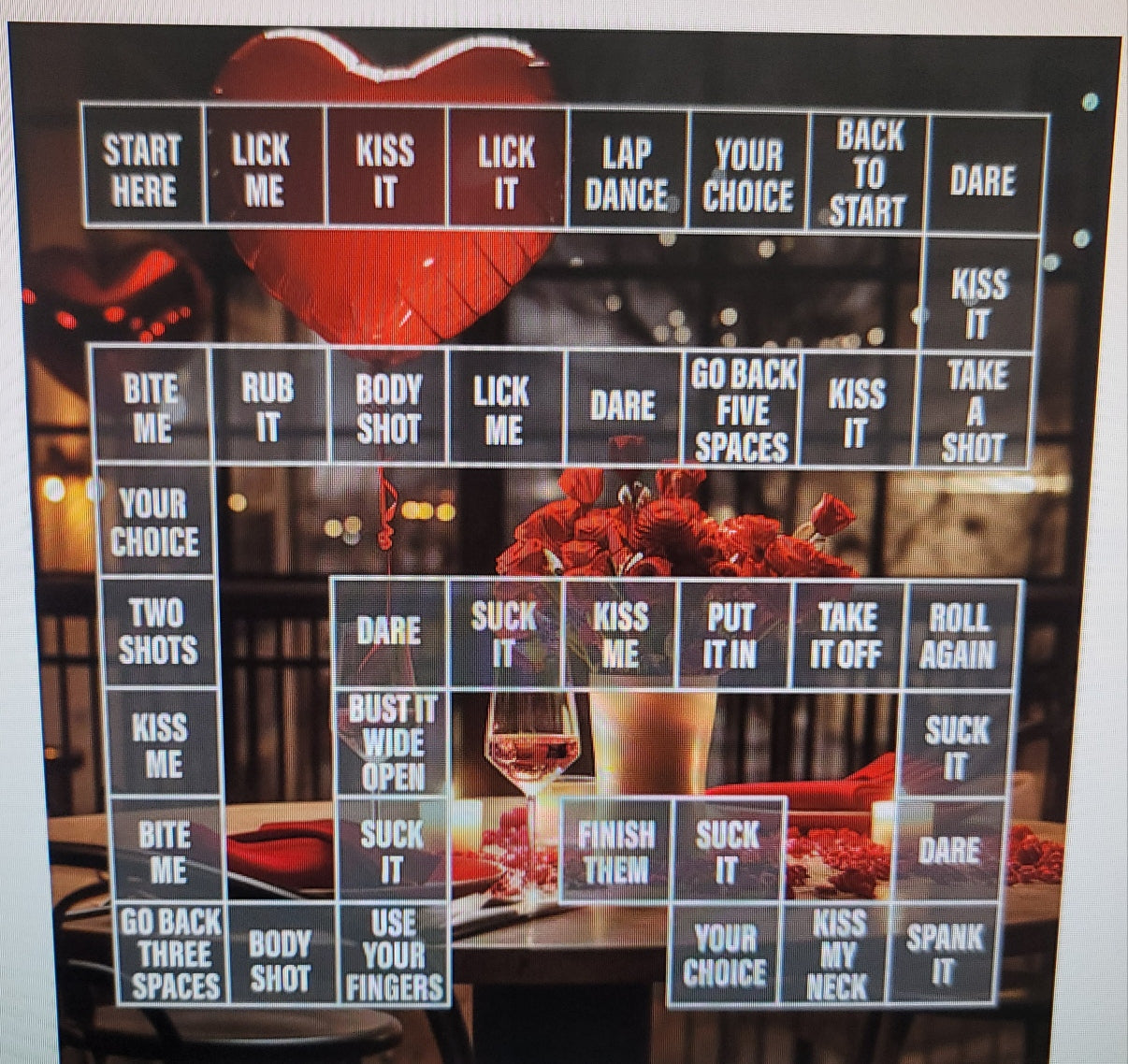 Valentines Board Game