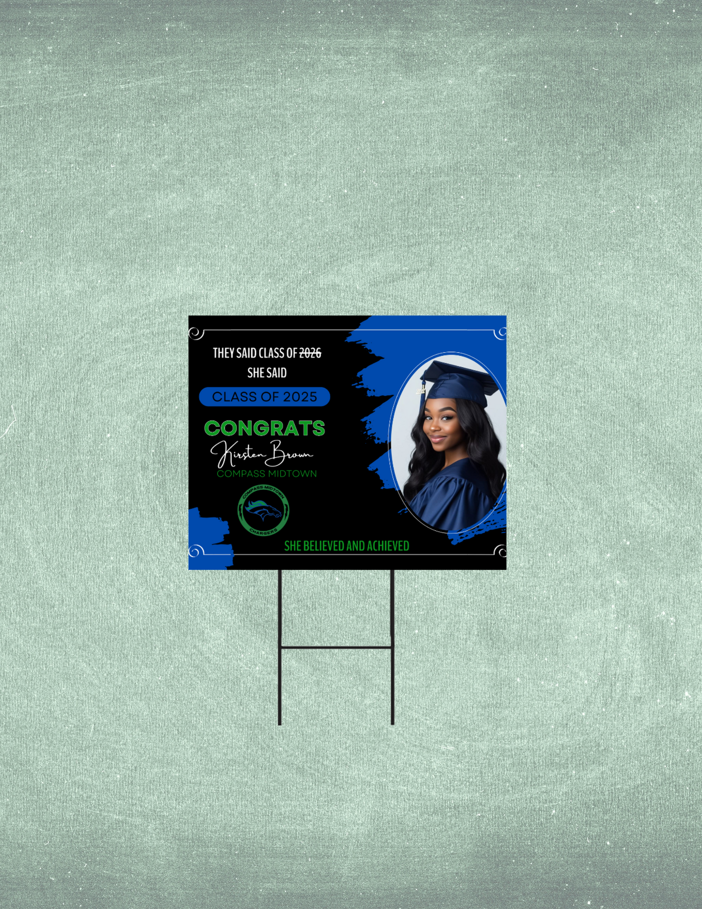 Graduation Yard Sign