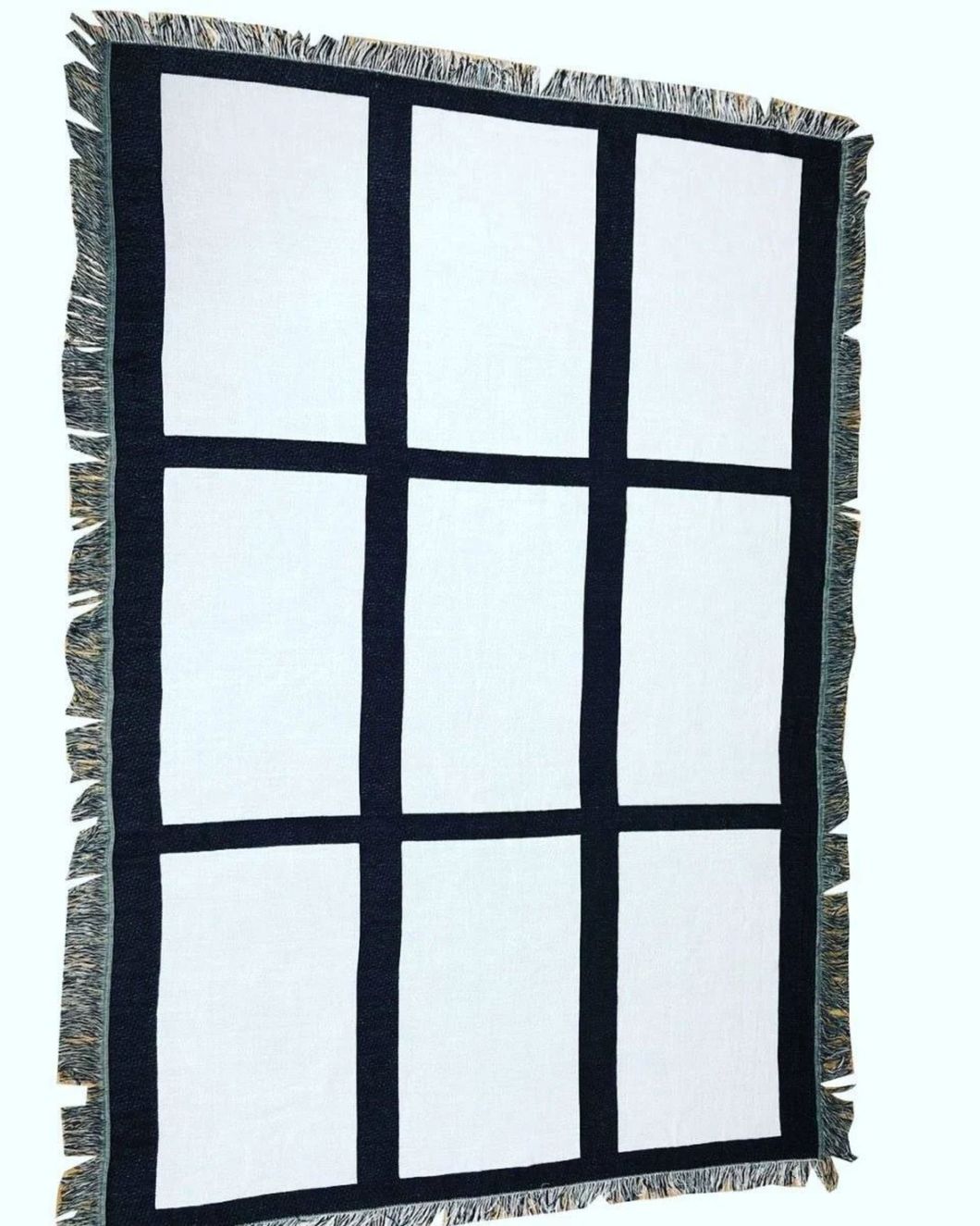 Personalized 9 Panel Throw Blanket