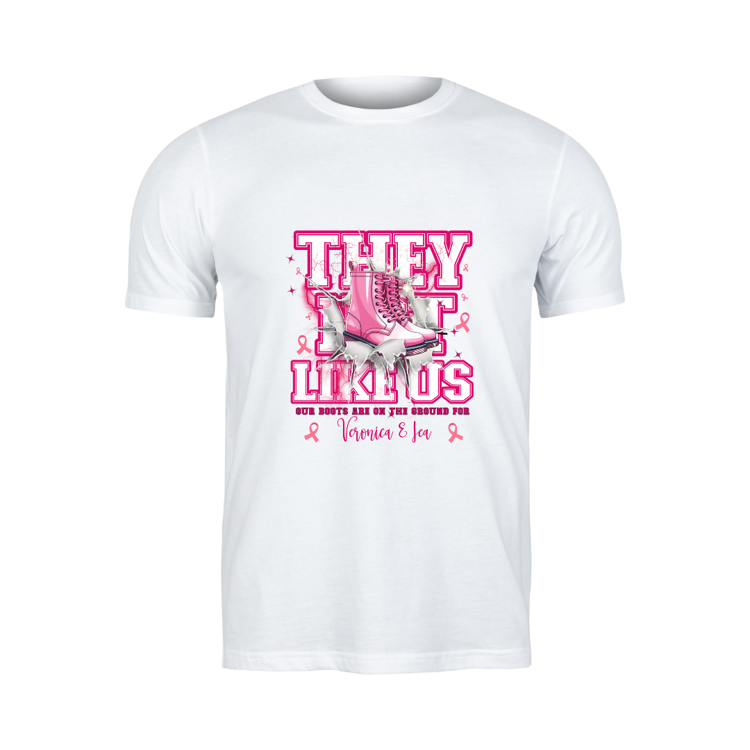 They Not Like Us – Breast Cancer Awareness Shirt