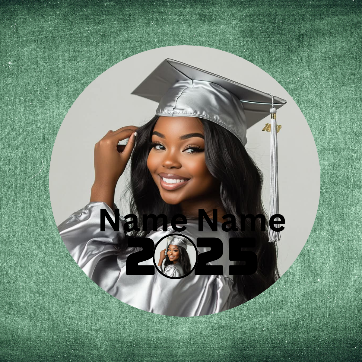 Custom Graduation Buttons (Pack of 12)