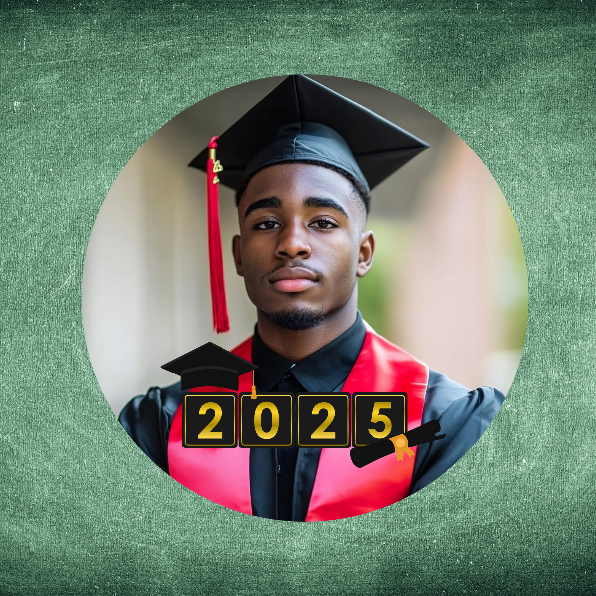 Custom Graduation Buttons (Pack of 12)