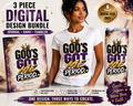 God’s Got Me Period PNG Bundle | Christian Digital Designs