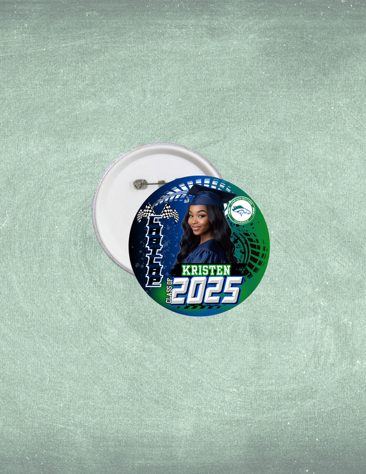Custom Graduation Buttons (Pack of 12)