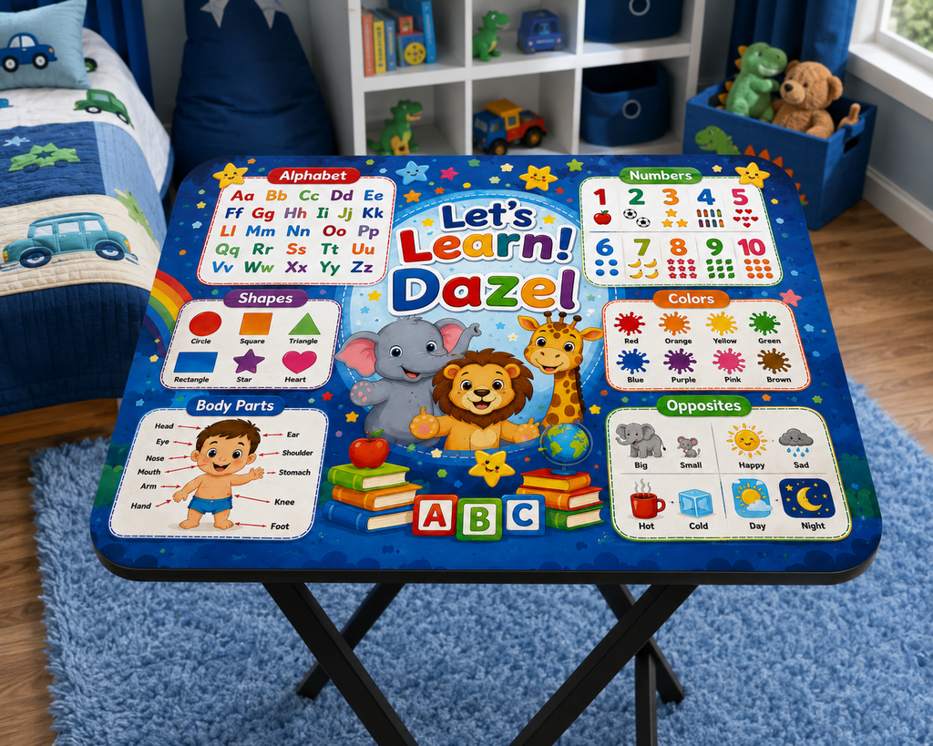 Custom Tray Table – Personalized Handmade Design
