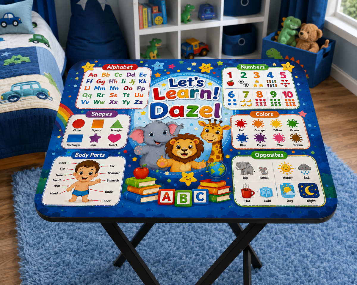 Custom Tray Table – Personalized Handmade Design
