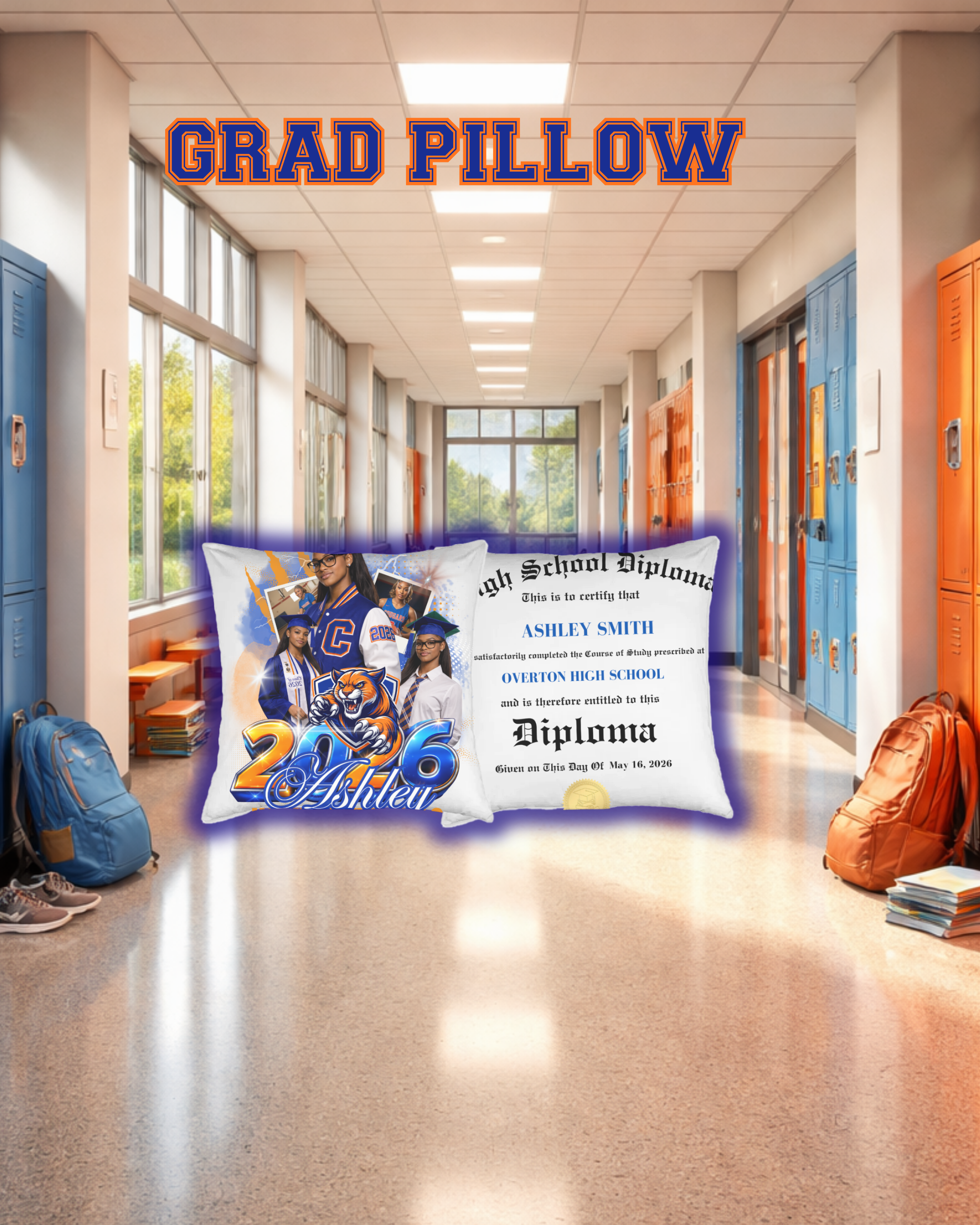 Custom Graduation Pillow