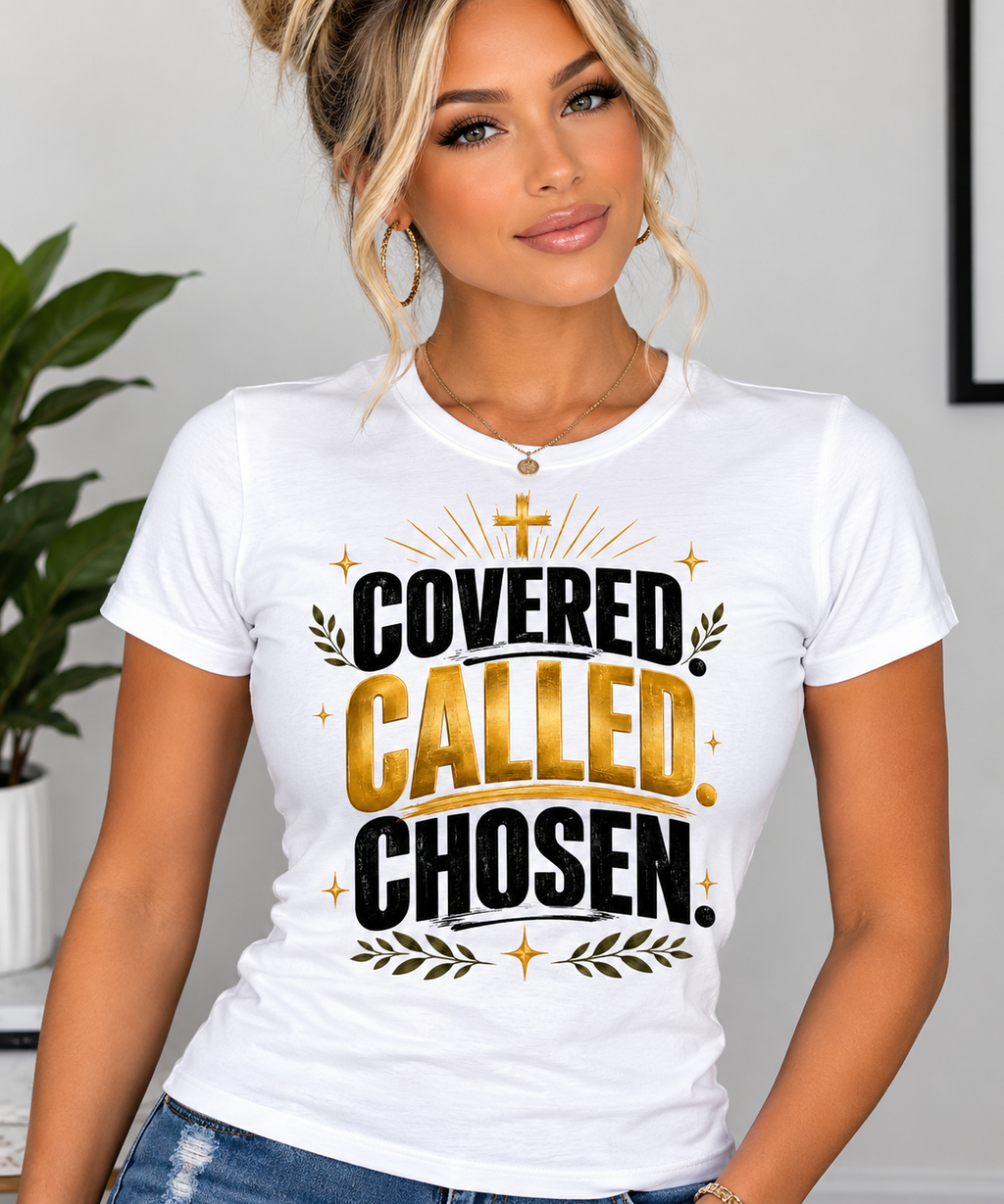 Covered. Called. Chosen. 3-Design Digital PNG Bundle