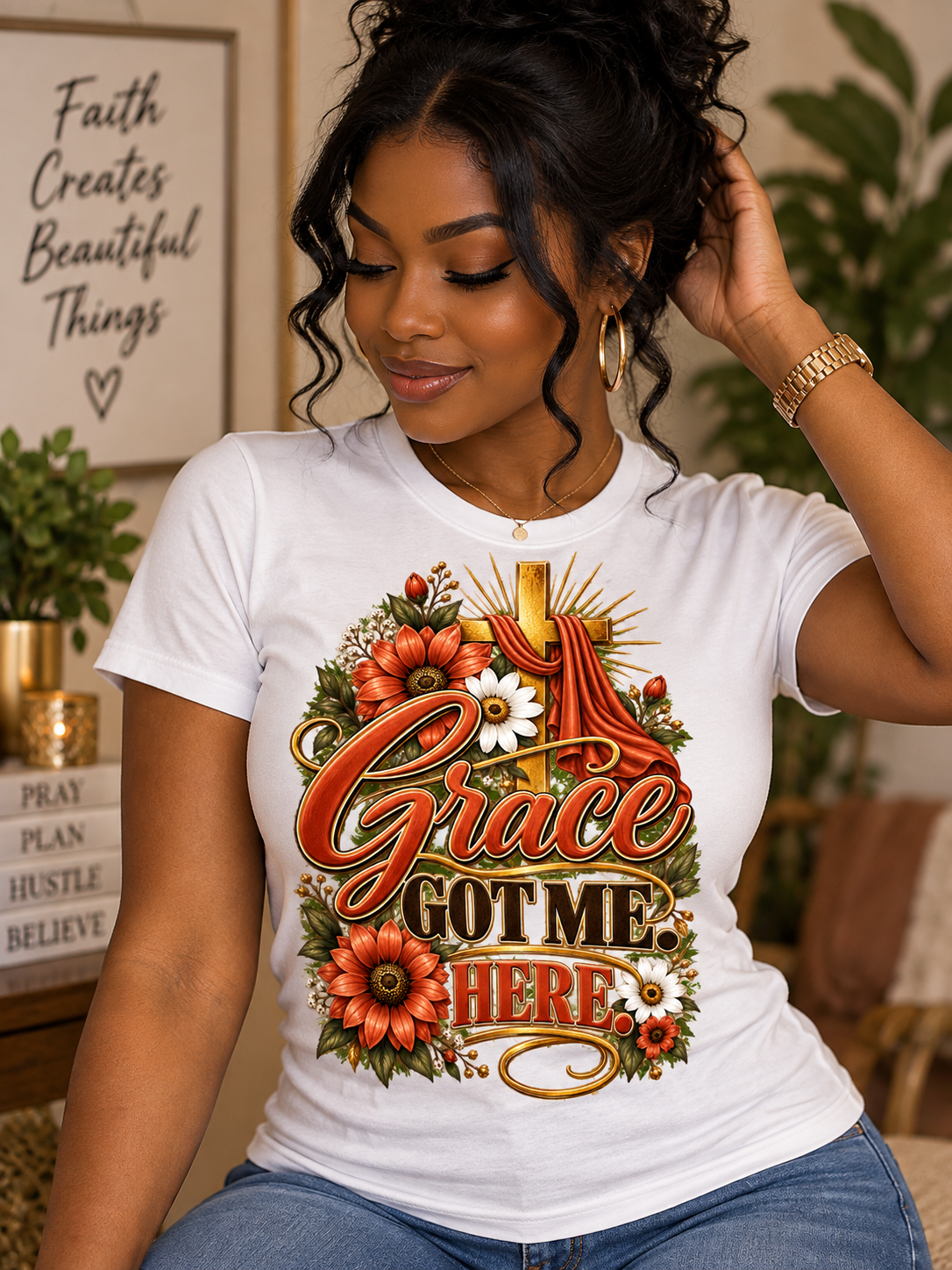 Grace Got Me Here PNG Bundle | Christian Digital Designs