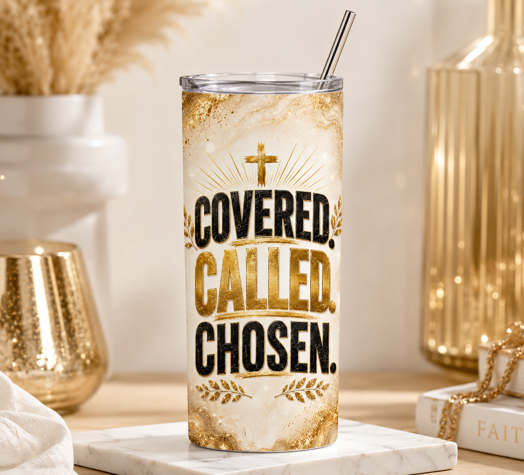Covered. Called. Chosen. 3-Design Digital PNG Bundle