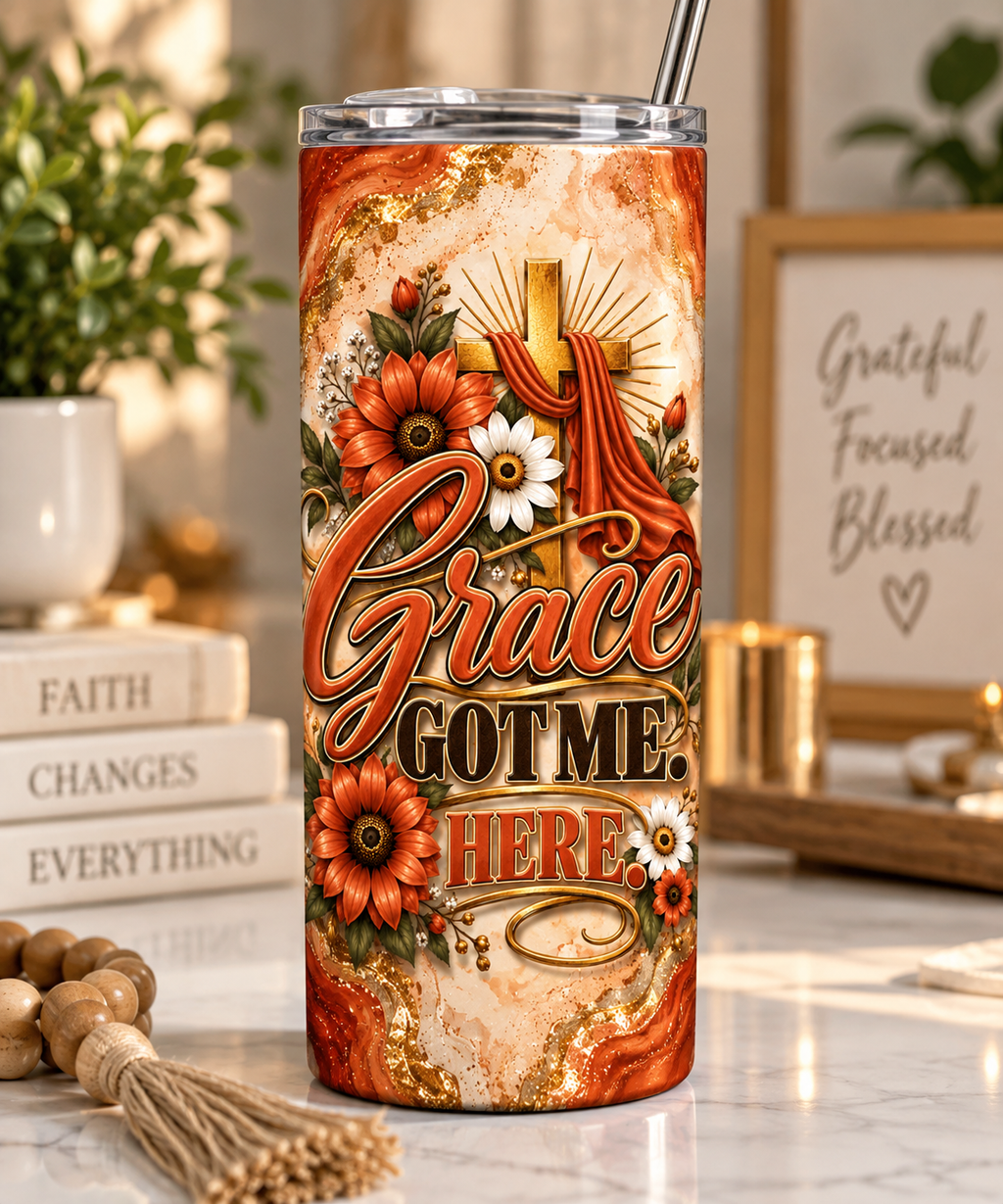 Grace Got Me Here PNG Bundle | Christian Digital Designs