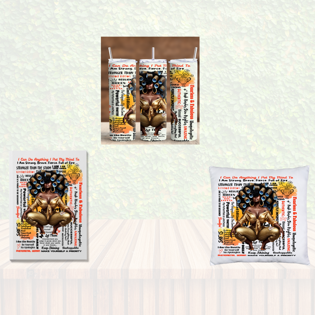 Journal, Tumbler & Pillow Bundle