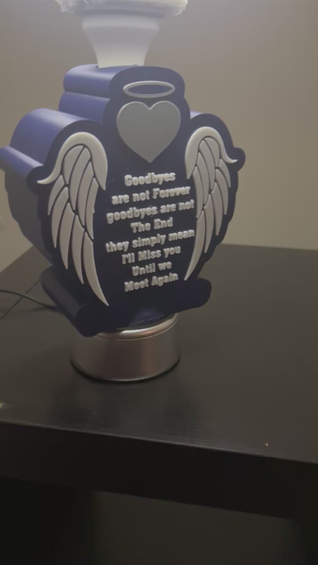 🕯️ Custom 3D Photo Lamp – Personalized Memorial or Keepsake Light