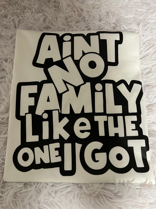 Ain't No Family Like The One I Got